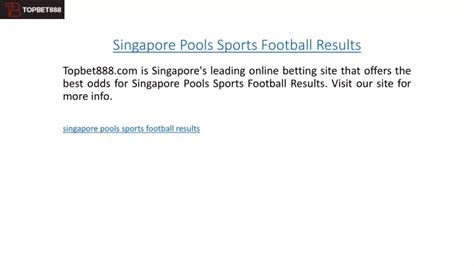 singapore pools football results|Sports .